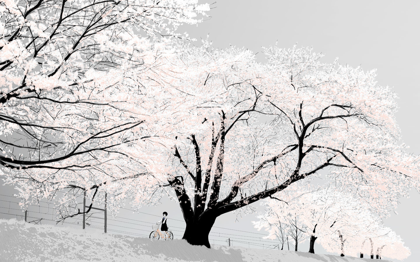 Awesome Cool winter art free wallpaper ID:294647 for hd 1440x900 PC