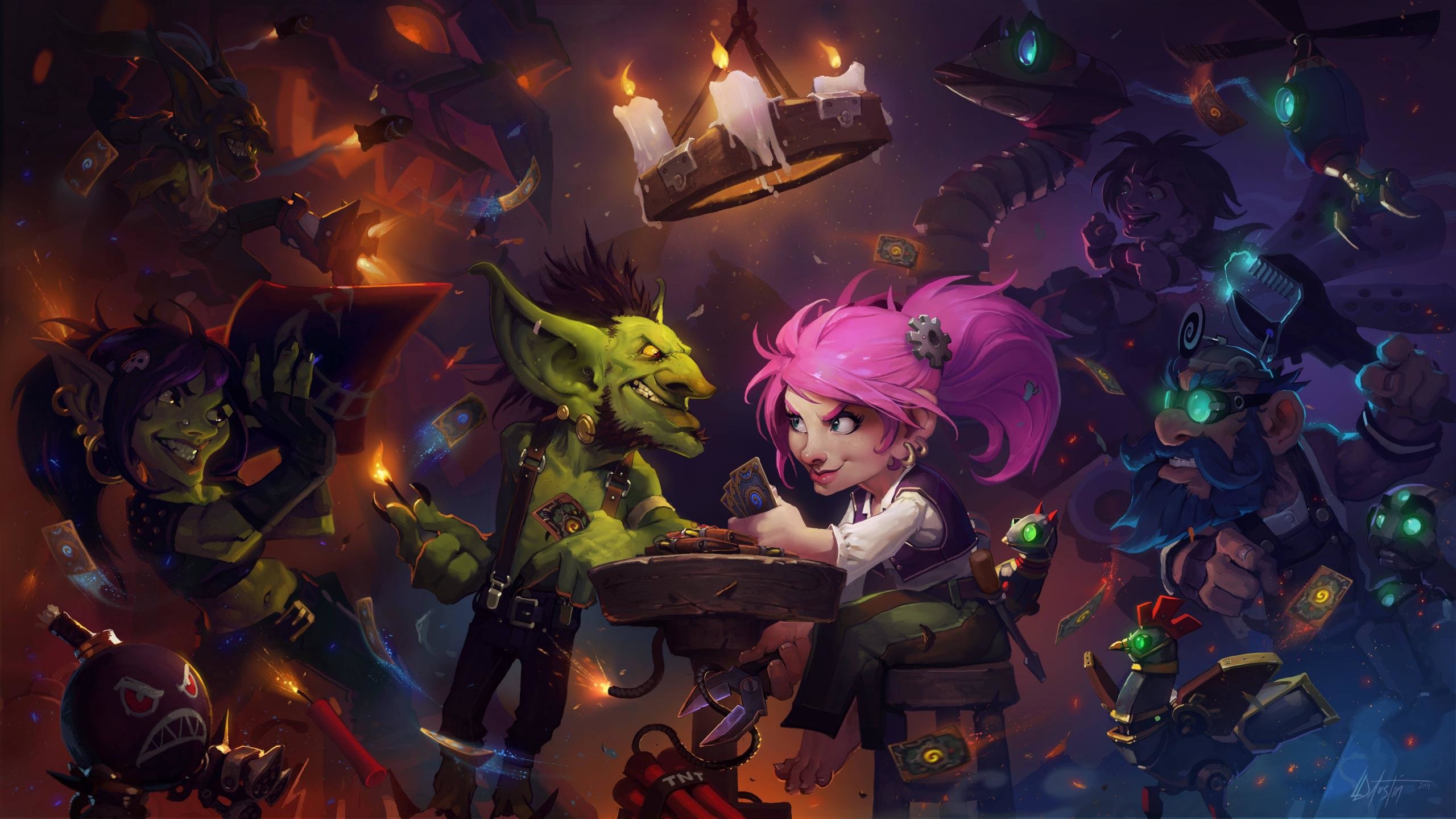 Download hd 2560x1440 Hearthstone computer wallpaper ID:84020 for free