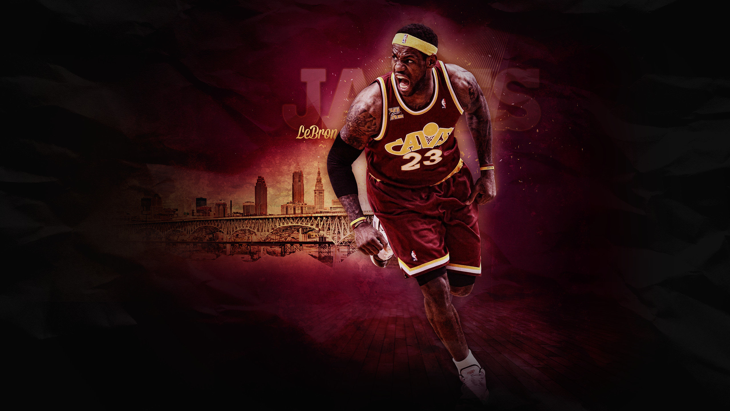 Download hd 2560x1440 LeBron James PC background ID:113153 for free